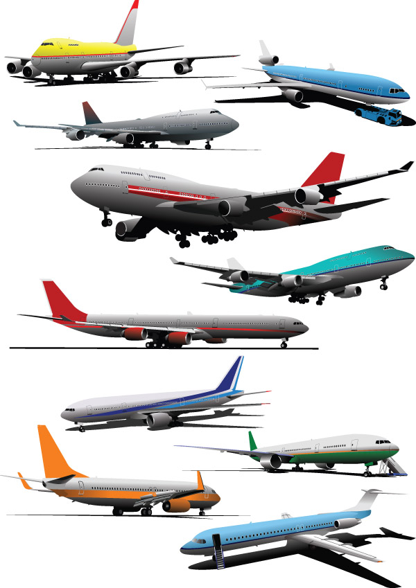 free vector Vector Airliners